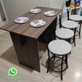 ✨ Descubra a elegncia e a funcionalidade dos nossos conjuntos de bancada simples, projetados para se adaptar a qualquer ambiente. Esses conjuntos so ideais para cozinhas, reas de lazer, ou espaos de convivncia, proporcionando um toque moderno e acolhedor.✨