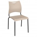 As cadeiras One com estrutura em ao com pintura epxi aliam funcionalidade, resistncia e um visual moderno. Com design clean e atemporal, so ideais para compor ambientes corporativos e comerciais como salas de reunio, auditrios, refeitrios e reas de alimentao, oferecendo conforto e praticidade no dia a dia.  Empilhveis e fceis de higienizar, tambm se adaptam com charme e eficincia a residncias contemporneas, especialmente em espaos jovens e dinmicos.  Disponveis em diversas cores de assento, as Cadeiras One so a escolha perfeita para quem busca durabilidade, leveza e bom gosto em um s produto.