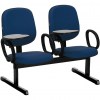 Cadeiras para escritrio secretria executiva Longarina Diretor com prancheta escamotevel