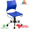 Cadeira DO 226 girat�ria cromada polipropileno azul