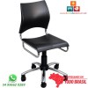Cadeira DO 226 girat�ria cromada polipropileno preto